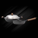 Nitrigan 3pcs Set_24cm Deep Frypan + 34cm Wok with semi Lid Nitrigan 3pcs Set_24cm Deep Frypan + 34cm Wok with semi Lid