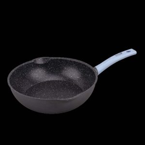 Shogun Millennia 28 x 8cm Open Nonstick Deep Frypan with Marble Coating with Induction(IH),4.3L