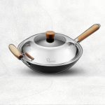 2023.02.07 LA GOURMET BLUSTEEL 32CM CARBON STEEL WOK WITH WOODEN HANDLE 2023.02.07 LA GOURMET BLUSTEEL 32CM CARBON STEEL WOK WITH WOODEN HANDLE