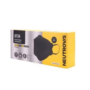 Neutrovis Premium Face Respirator - Jet Black (10's/box)
