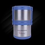 La gourmet® Save The Planet 1.4L 2Tier Thermal Tiffin Carrier La gourmet® Save The Planet 1.4L 2Tier Thermal Tiffin Carrier