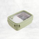 La gourmet 3R PAC2GO Sassy Collection 800ml Rectangular lunch box with 304 stainless steel insert – Green La gourmet 3R PAC2GO Sassy Collection 800ml Rectangular lunch box with 304 stainless steel insert – Green