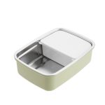 La gourmet 3R PAC2GO Sassy Collection 800ml Rectangular lunch box with 304 stainless steel insert – Green 3 La gourmet 3R PAC2GO Sassy Collection 800ml Rectangular lunch box with 304 stainless steel insert – Green 3