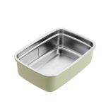La gourmet 3R PAC2GO Sassy Collection 800ml Rectangular lunch box with 304 stainless steel insert – Green 4 La gourmet 3R PAC2GO Sassy Collection 800ml Rectangular lunch box with 304 stainless steel insert – Green 4