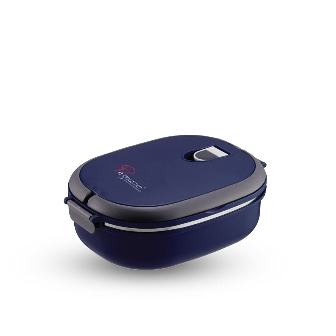 PAC2GO 900ML RECTANGULAR LUNCH BOX BLUE NO PRICE-min