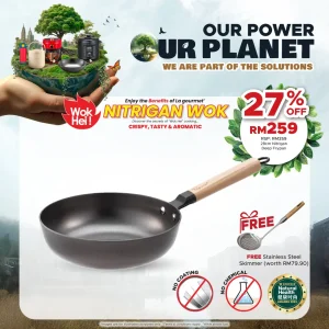 test Nitrigan 28 x 8.2cm Cast Iron Pan For Deep Frying with Induction