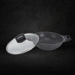 Shogun Shinji 28 x 7.5cm Wok with Glass Lid, 3.5L (Induction) 2