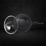 Shogun Shinji 32 x 10cm wok with Glass Lid, 5.8L( Induction) 4