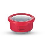 PTG 1200ml Round Lunch Box Canister w/SUS304 Stainless Steel Insert In Gift Box (Red) - Image 2