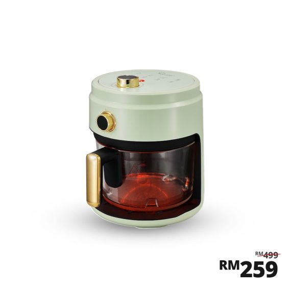 Crystalline Air Fryer, 4L Mint Green