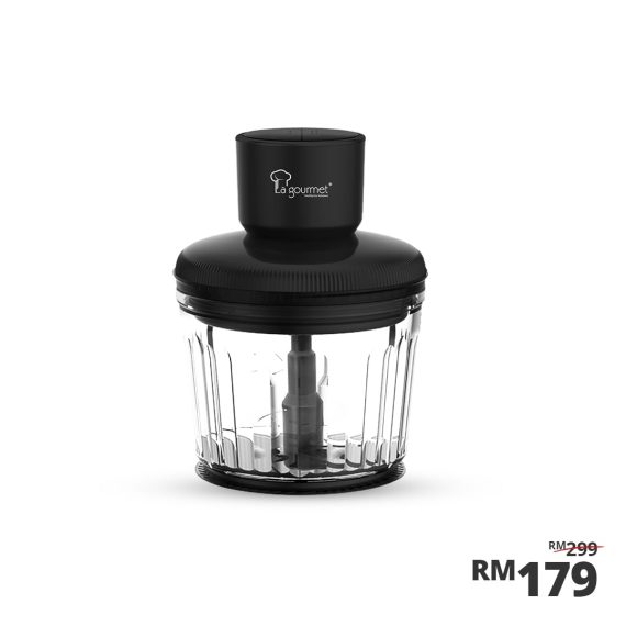 LGM-E 2L HEALTHY GLASS CHOPPER MATT BLACK (GC20)