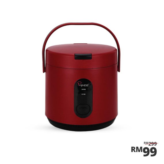 La gourmet 0.4L Rice Cooker, IMPERIAL RED