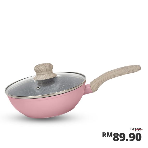 Shogun Mini 20cm Wok-Pink