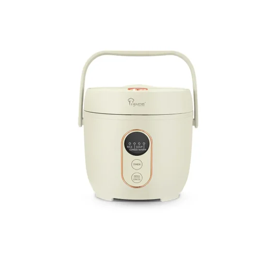 Electric 0.8L Rice Cooker Digital Vanila Cream