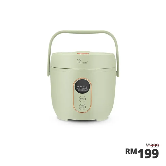 Electric 0.8L Rice Cooker Digital Mint Green