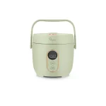 Electric 0.8L Rice Cooker Digital Mint Green - Image 2