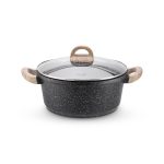 Shogun Granite Cookware Plus 28 x 12.5cm High Nonstick Casserole Pot with Induction (IH) - Image 4