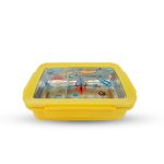 Sassy Kid 900ml Rectangular Lunch Box - Rocket - Image 2